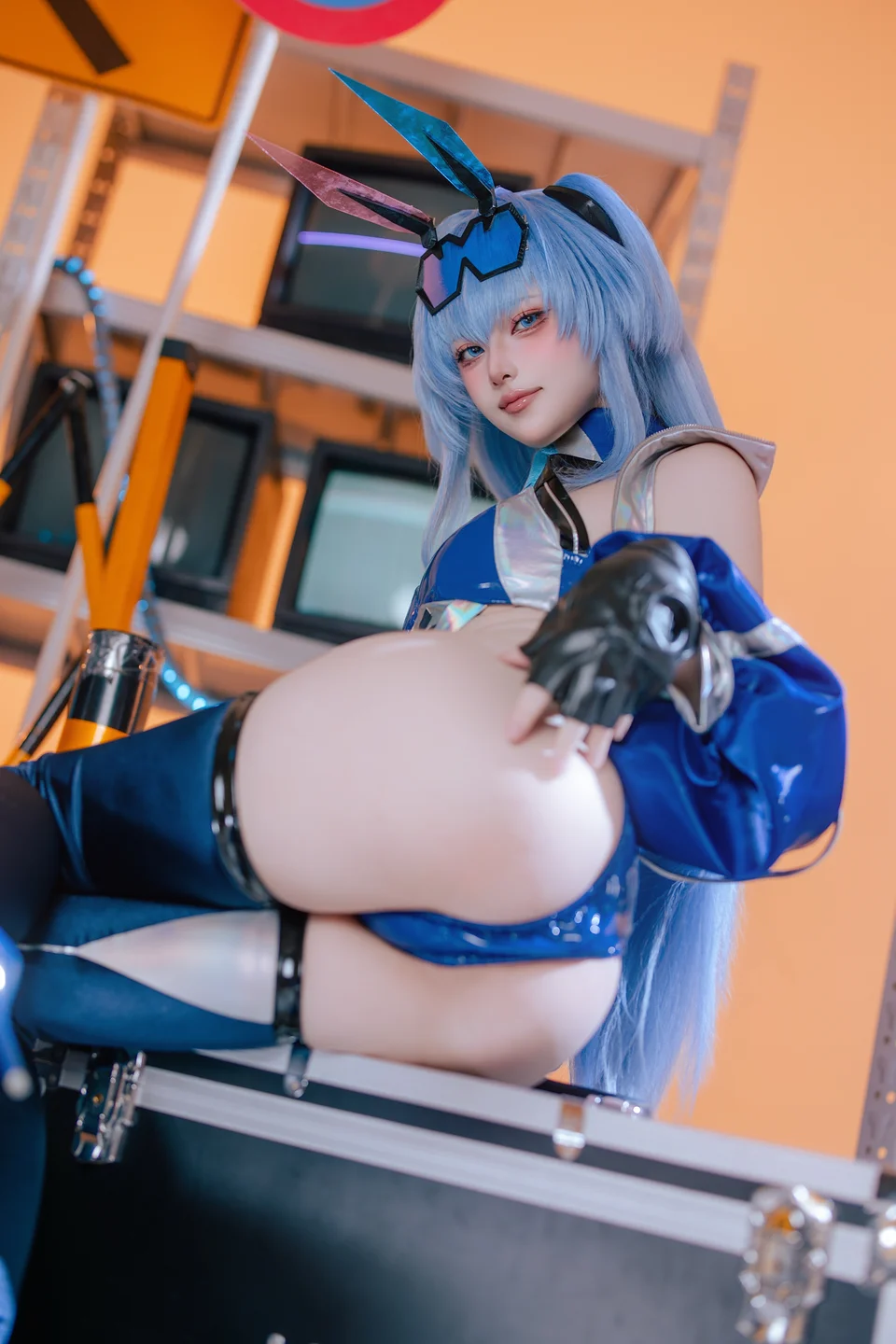 屿鱼 - No.082 碧蓝航线 花园赛车服 [82P-792MB] tg@simisebaisi 【丝足阁】016.webp